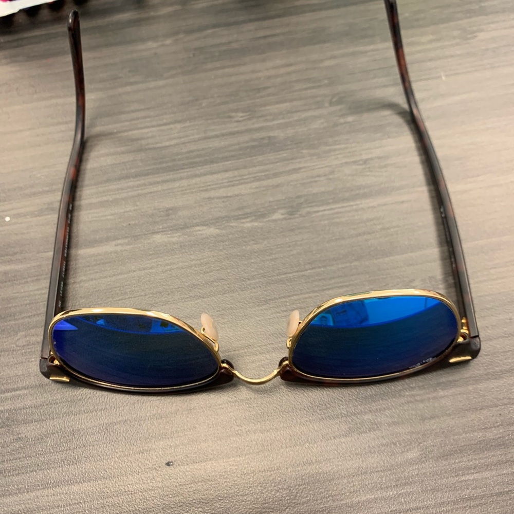 Blue Ray Ban Clubmaster Flecks with case. - Picture 2 of 3